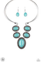 Load image into Gallery viewer, Paparazzi Accessories - River Ride Blue Necklace Set