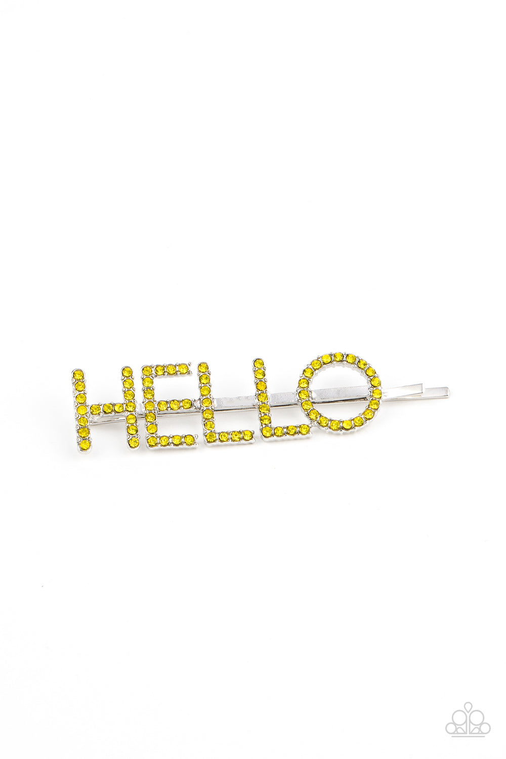 Hello There - Yellow Paparazzi Accessories