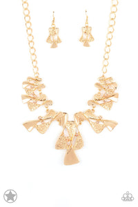 The Sands of Time Necklace Set-Silver Paparazzi Accessories