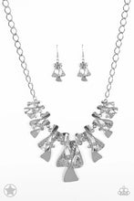 Load image into Gallery viewer, The Sands of Time Necklace Set-Silver Paparazzi Accessories
