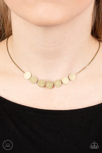 Slimmer Glimmer - Brass Paparazzi Accessories