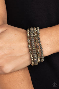Country Charmer - Brass Paparazzi Accessories