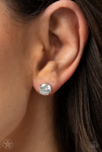 Load image into Gallery viewer, Just in TIMELESS Earrings-White Paparazzi Accessories
