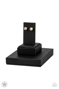 Just in TIMELESS Earrings-White Paparazzi Accessories