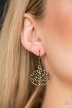Load image into Gallery viewer, Dream TREEHOUSE - Brass Paparazzi Accessories
