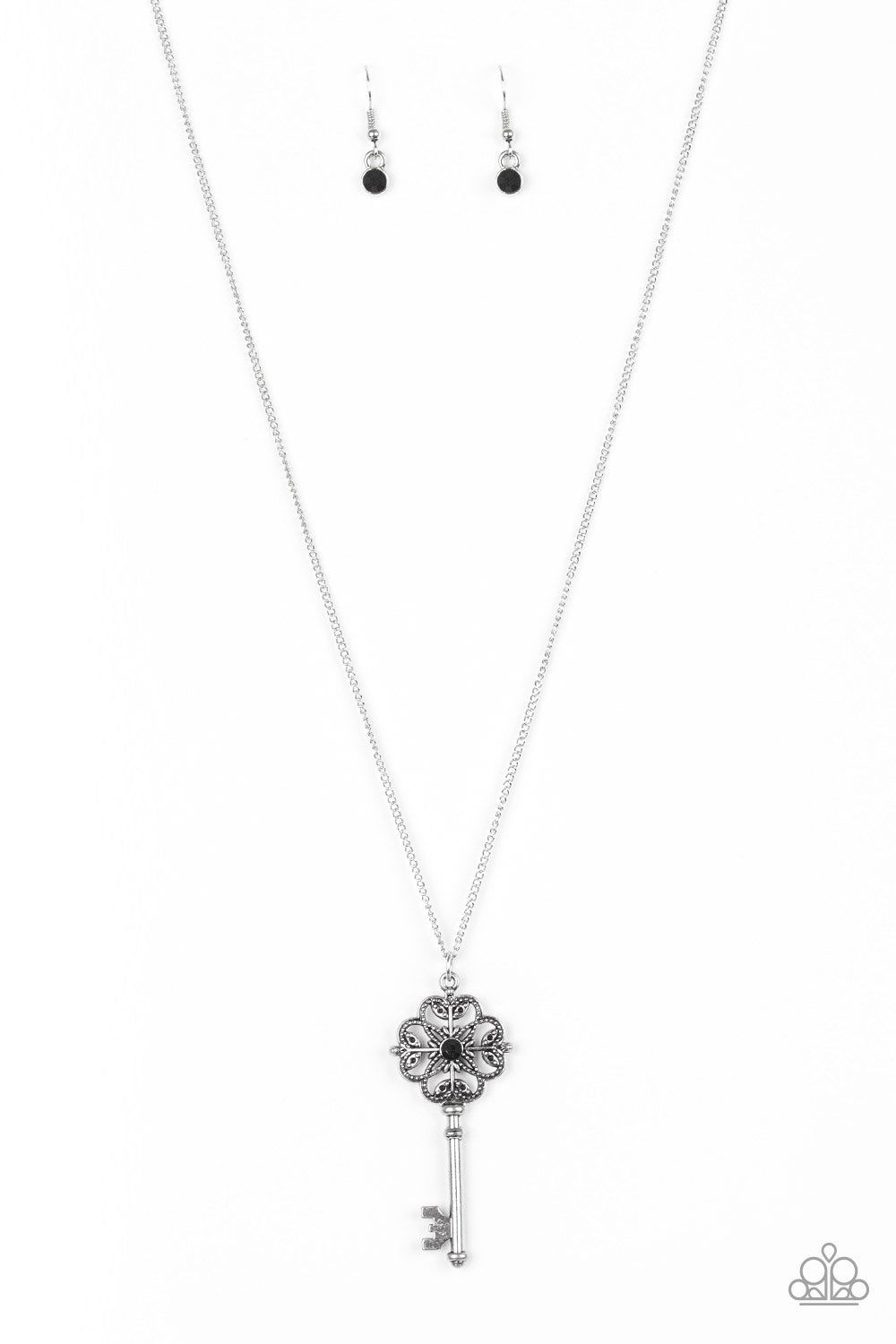Paparazzi Accessories - Got It On Lock Black necklace