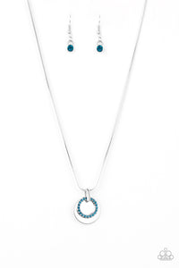 Paparazzi Accessories - Front and CENTERED - Blue