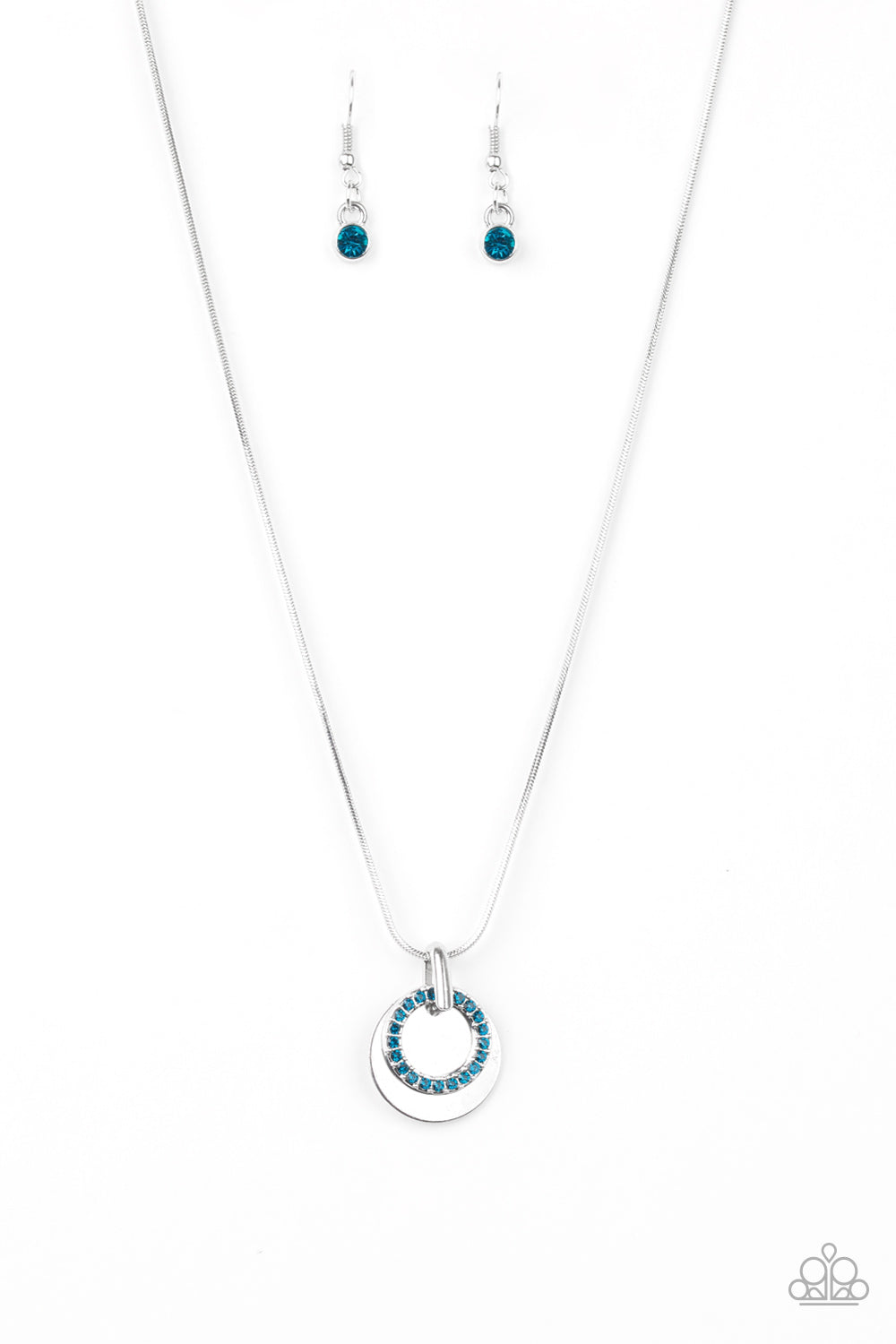 Paparazzi Accessories - Front and CENTERED - Blue