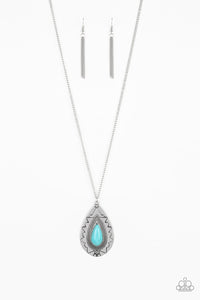 Paparazzi Accessories - Sedona Solstice - Blue Necklace