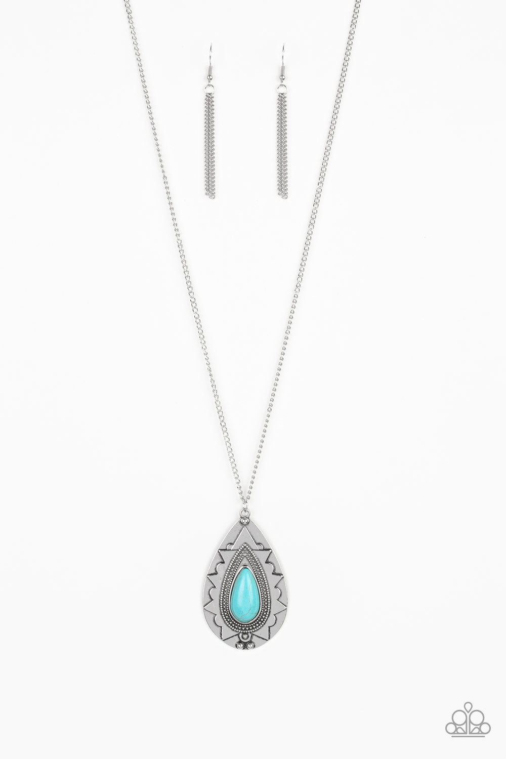 Paparazzi Accessories - Sedona Solstice - Blue Necklace