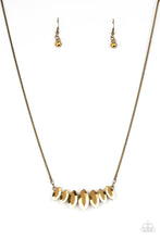 Load image into Gallery viewer, Paparazzi Accessories - Leading Lady - Brass necklace
