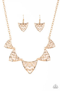 Welcome To The Lions Den - Gold Paparazzi Accessories