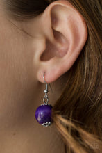 Load image into Gallery viewer, Paparazzi Accessories - Caribbean Cover Girl - Purple Wood Necklace
