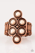Load image into Gallery viewer, River Rock Rhythm - Copper Ring Paparazzi Accessories

