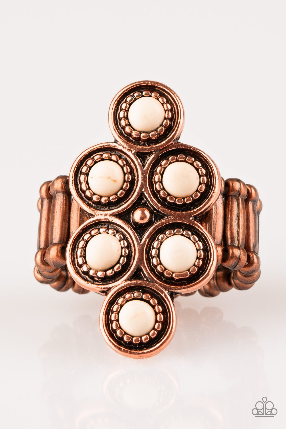 River Rock Rhythm - Copper Ring Paparazzi Accessories