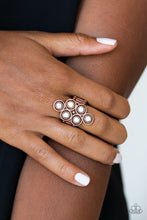 Load image into Gallery viewer, River Rock Rhythm - Copper Ring Paparazzi Accessories
