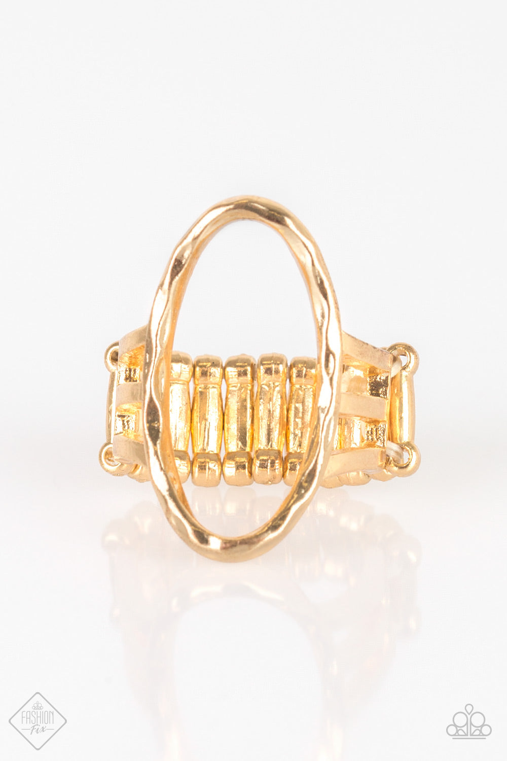Center Chic - Gold Ring Paparazzi Accessories