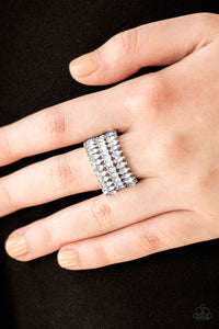 Paparazzi Accessories - Treasury Fund - White Ring
