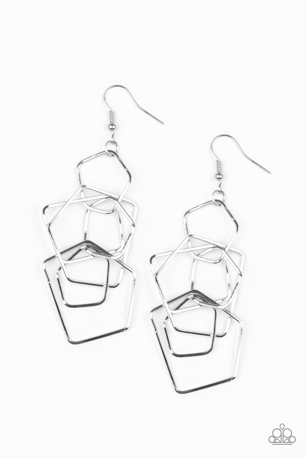 Five-Sided Fabulous - Silver Paparazzi Accessories