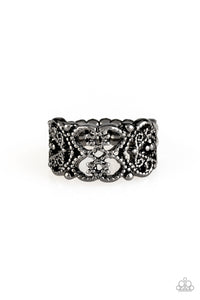 Tell Me How You Really FRILL - Black Paparazzi Accessories
