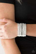 Load image into Gallery viewer, Paparazzi Accessories - Rhinestone Rumble - Brown Bracelet
