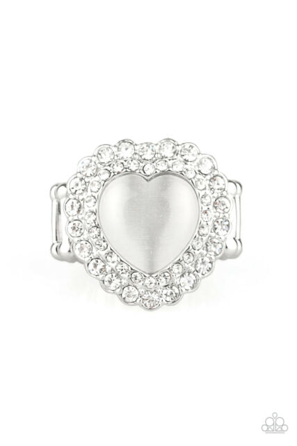 Paparazzi Accessories Lovely Luster White Ring