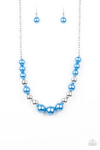 Paparazzi Accessories - Take Note Blue Necklace