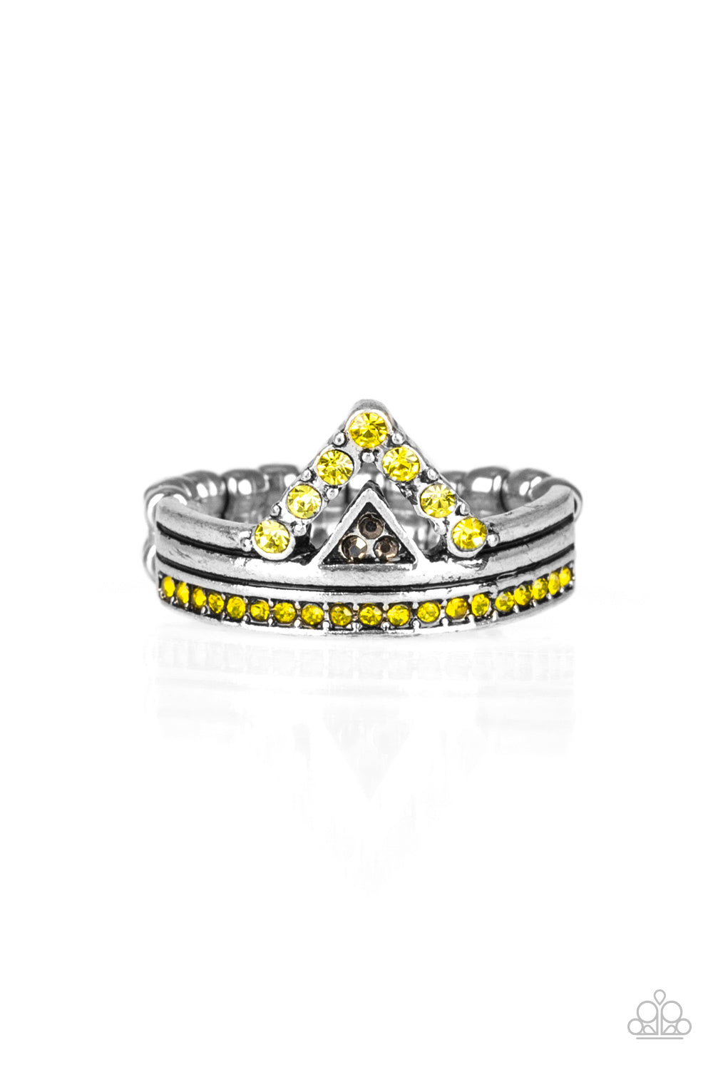 Base Over Apex - Yellow Paparazzi Accessories