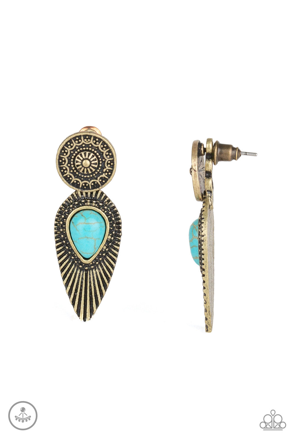 Fly Into the Sun - Brass Paparazzi Accessories
