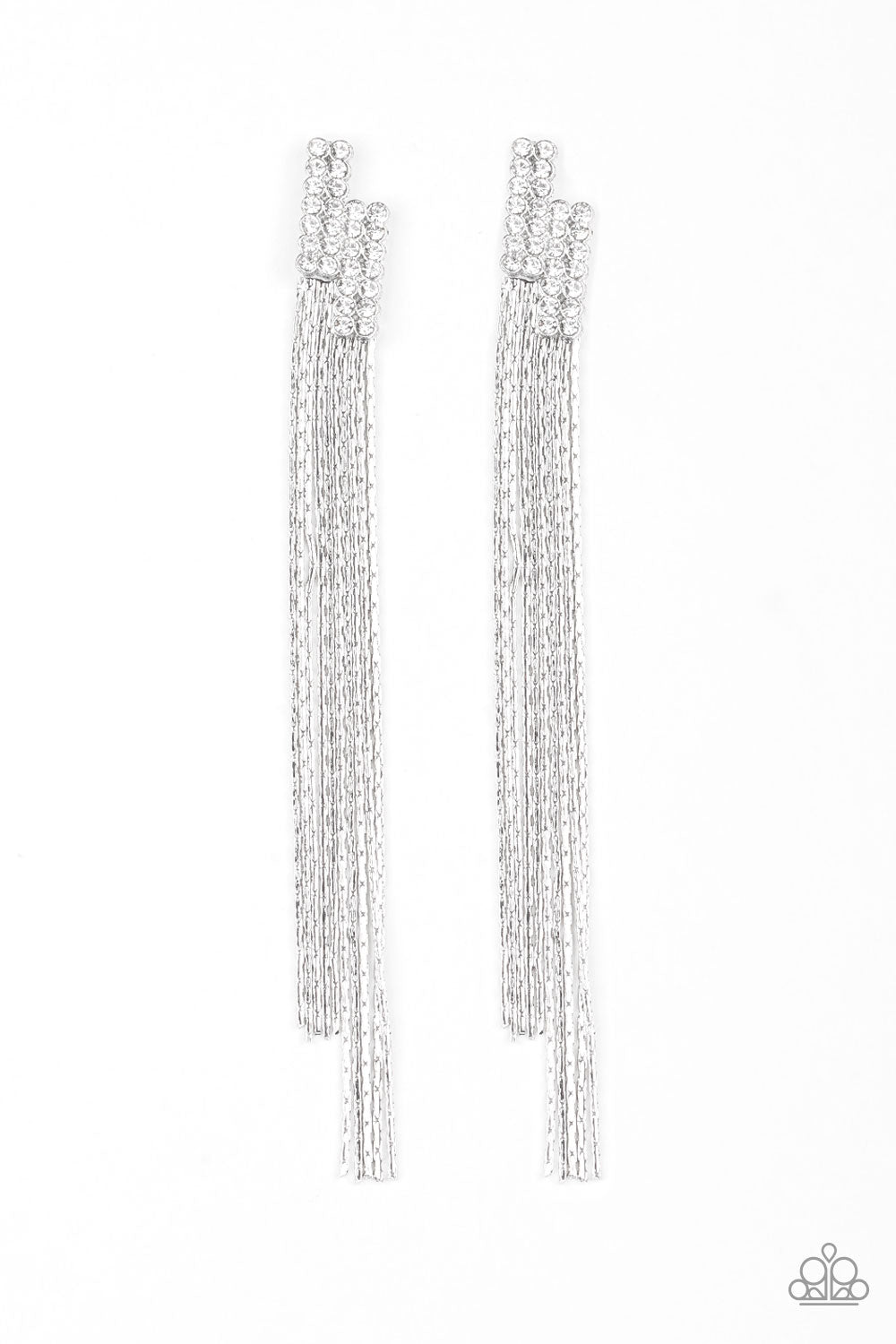 Radio Waves - White Paparazzi Accessories