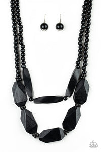 Tropical Heat Wave - Black Paparazzi Accessories