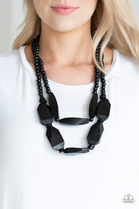 Tropical Heat Wave - Black Paparazzi Accessories