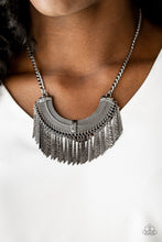 Load image into Gallery viewer, Paparazzi Accessories - Impressively Incan - Black Necklace
