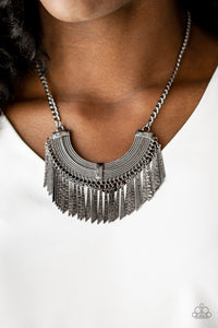 Paparazzi Accessories - Impressively Incan - Black Necklace