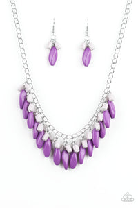 Paparazzi Accessories - Bead Binge - Purple Necklace