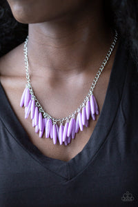 Paparazzi Accessories - Full Of Flavor - Purple Necklace