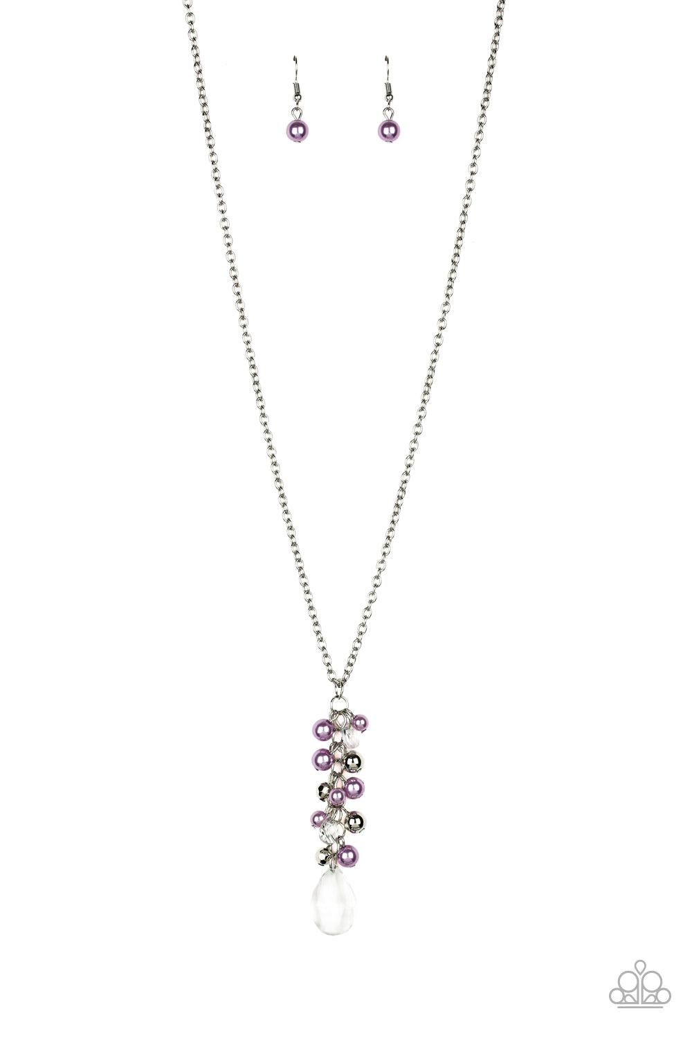 Paparazzi Accessories - Teardrop Serenity Purple Necklace