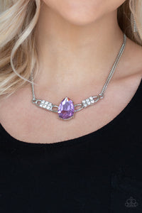 Paparazzi Accessories - Way To Make An Entrance Purple Necklace