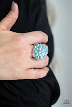Load image into Gallery viewer, Bloomin Bloomer - Blue Paparazzi Accessories
