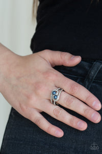 Collect Up Front - Blue Paparazzi Accessories