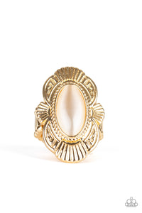 Paparazzi Accessories Oceanside Oracle - Gold Ring