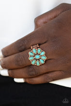 Load image into Gallery viewer, Stone Gardenia Copper Ring Paparazzi Accessories
