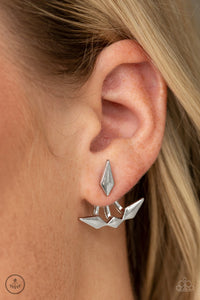 Metal Origami - Silver Paparazzi Accessories
