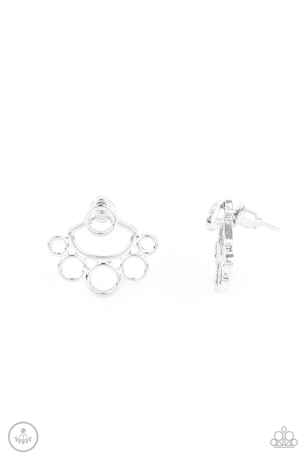 Completely Surrounded - Silver Paparazzi Accessories