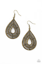 Load image into Gallery viewer, 5th Avenue Attraction - Brass Paparazzi Accessories
