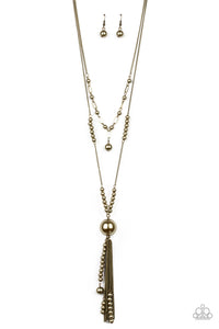 Abstract Elegance - Brass Paparazzi Accessories