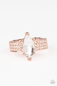 Icy Iridescence - Copper Ring Paparazzi Accessories