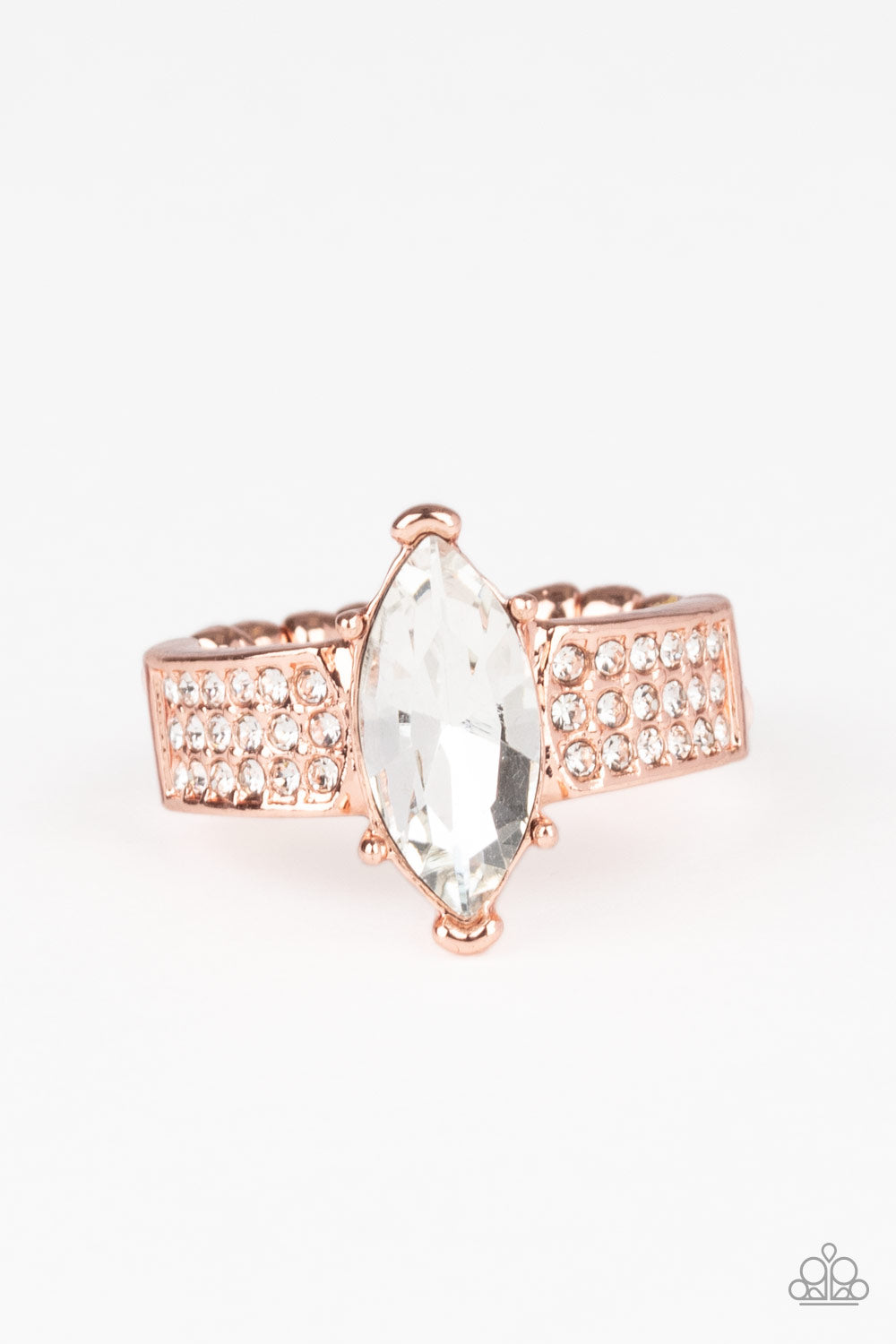Icy Iridescence - Copper Ring Paparazzi Accessories