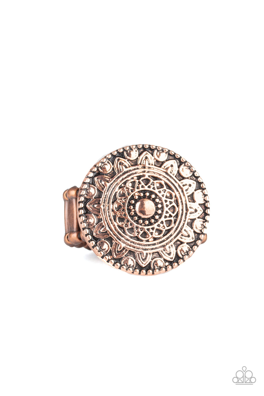 One in a MEDALLION - Copper Paparazzi Accessories