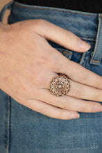 Load image into Gallery viewer, One in a MEDALLION - Copper Paparazzi Accessories
